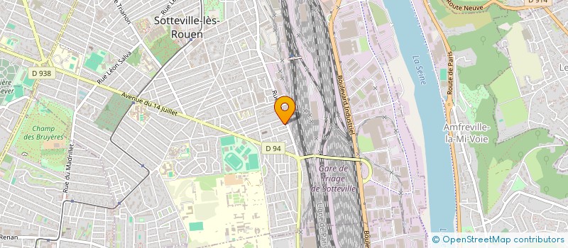 localisation de l'entreprise PHARE DE L'AVENIR  SOTTEVILLE-LES-ROUEN