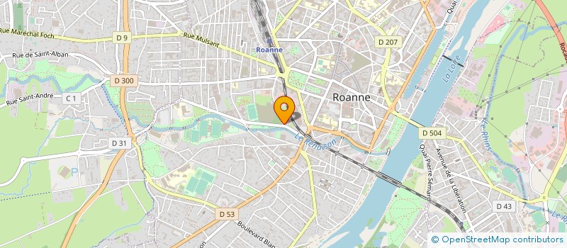 localisation de l'entreprise PHARE EN ROANNAIS à ROANNE