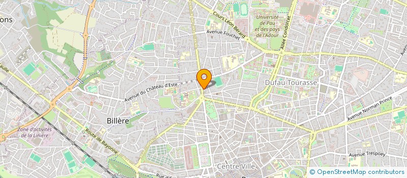 localisation de l'entreprise PHARE MERIGNAC à PAU