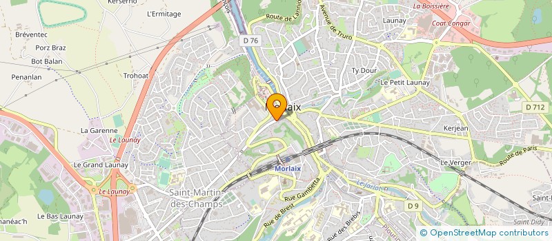 localisation de l'entreprise PHARE OUEST  MORLAIX