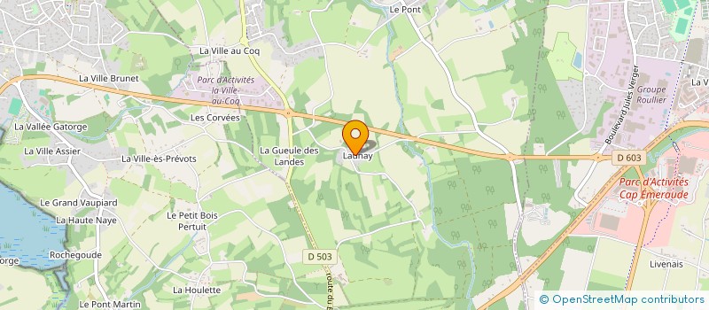 localisation de l'entreprise PHARE OUEST  SAINT-LUNAIRE