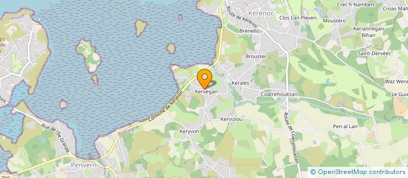localisation de l'entreprise PHARE OUEST  PLEUMEUR-BODOU