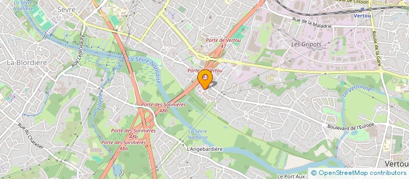 localisation de l'entreprise PHARE OUEST  VERTOU