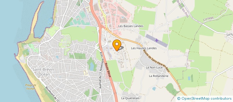 localisation de l'entreprise PHARE OUEST DISTRIBUTION à SAINT-BREVIN-LES-PINS