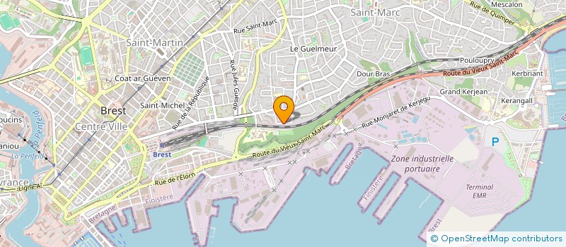 localisation de l'entreprise PHARE OUEST JAZZ à BREST