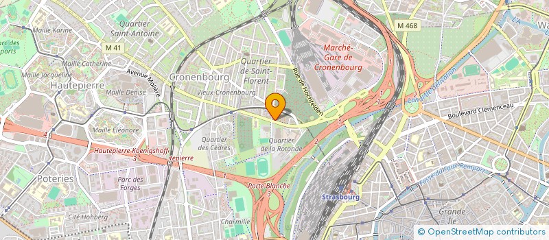 localisation de l'entreprise PHARE PATRIMOINE à STRASBOURG