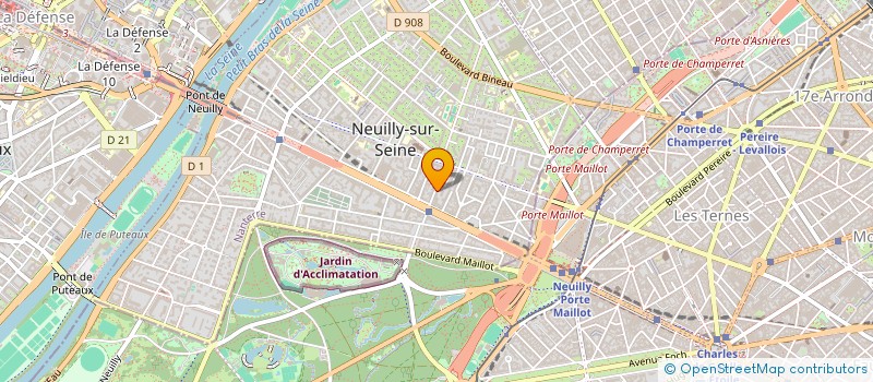 localisation de l'entreprise PHAREL à NEUILLY-SUR-SEINE