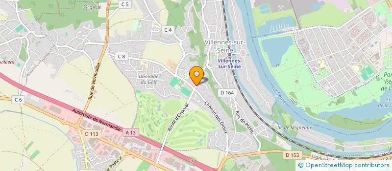 localisation de l'entreprise PHAREL à VILLENNES-SUR-SEINE
