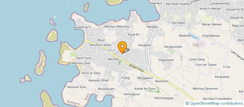 localisation de l'entreprise PHARES DARTS PLOUGUERNE  PLOUGUERNEAU