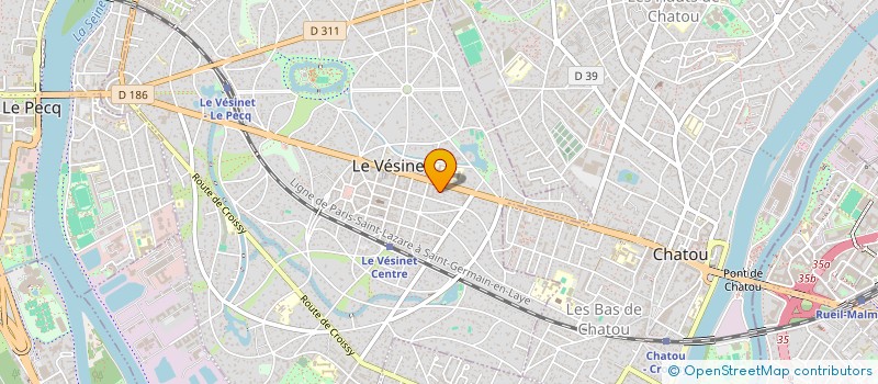 localisation de l'entreprise PHARESIGHT CONSEIL  LE VESINET