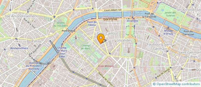 localisation de l'entreprise PHAREST à PARIS