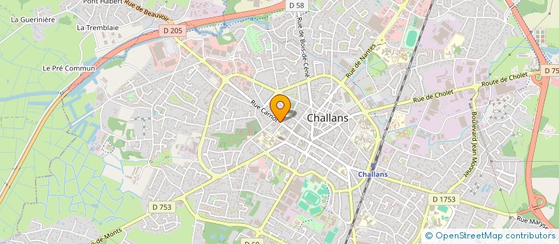 localisation de l'entreprise PHARI à CHALLANS