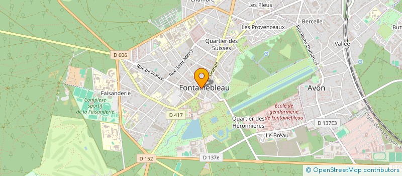 localisation de l'entreprise PHARM'A BLEAU  FONTAINEBLEAU