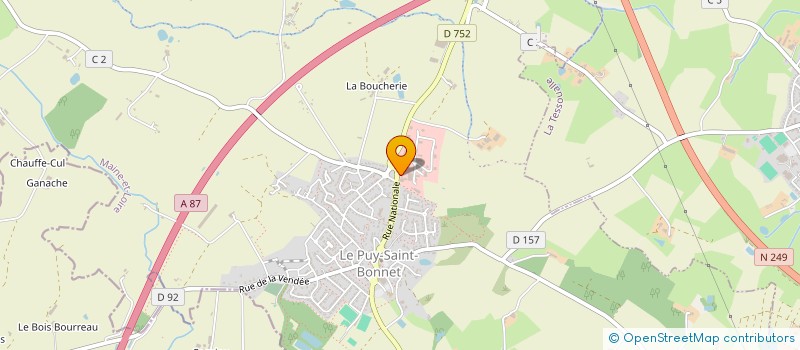 localisation de l'entreprise PHARM AND PARA à CHOLET