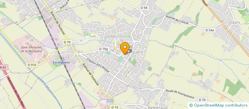 localisation de l'entreprise PHARM-ED  ESCALQUENS