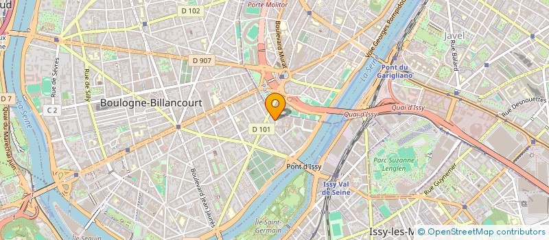 localisation de l'entreprise PHARM'EYES à BOULOGNE-BILLANCOURT