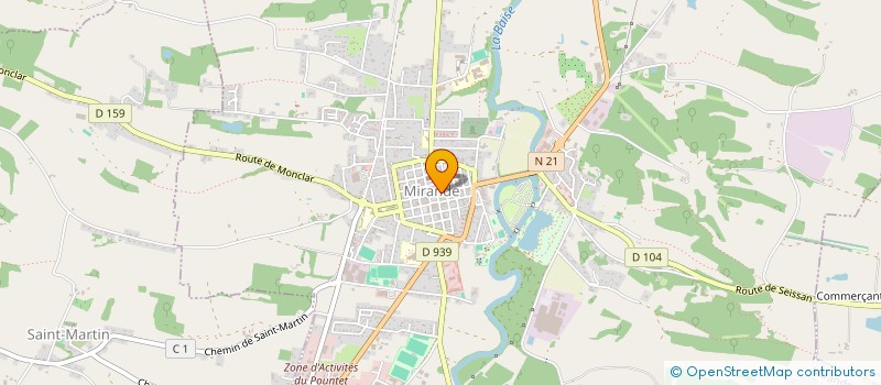 localisation de l'entreprise PHARM MIRANDE MEDICAL à MIRANDE