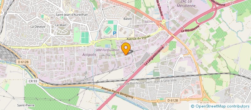localisation de l'entreprise PHARM'OCCITANIE SERVICES  VILLENEUVE-LES-BEZIERS