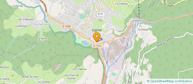 localisation de l'entreprise PHARMA 25  UGINE