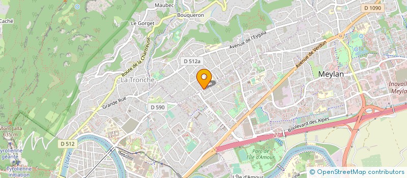 localisation de l'entreprise PHARMA 38 à GRENOBLE