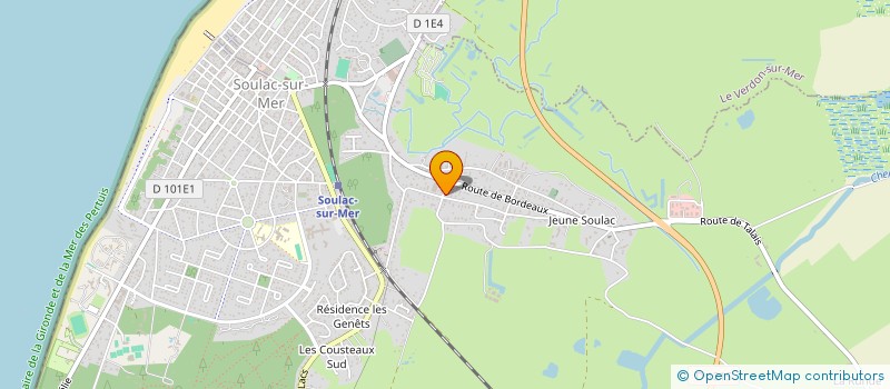 localisation de l'entreprise PHARMA.B  SOULAC-SUR-MER