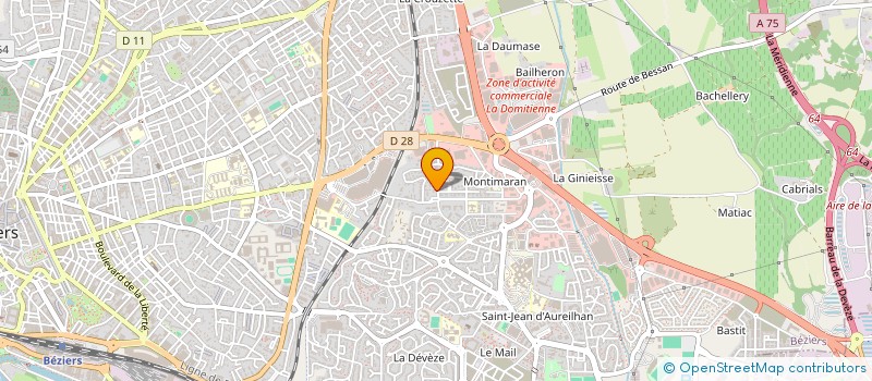 localisation de l'entreprise PHARMA BEAUTE BEZIERS  BEZIERS