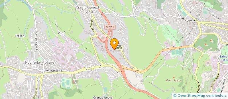 localisation de l'entreprise PHARMA-CO-DYNAMIC  SAINT-ETIENNE