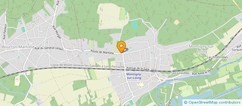 localisation de l'entreprise PHARMA CONFORT  MONTIGNY-SUR-LOING