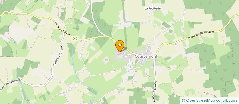 localisation de l'entreprise PHARMA DISTRIBUTION à COURCEMONT