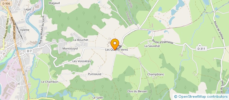 localisation de l'entreprise PHARMA DORE à COURPIERE