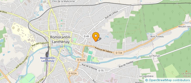 localisation de l'entreprise PHARMA MUR  ROMORANTIN-LANTHENAY