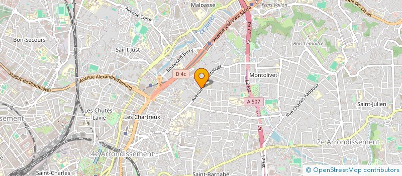 localisation de l'entreprise PHARMA-OLPA à MARSEILLE