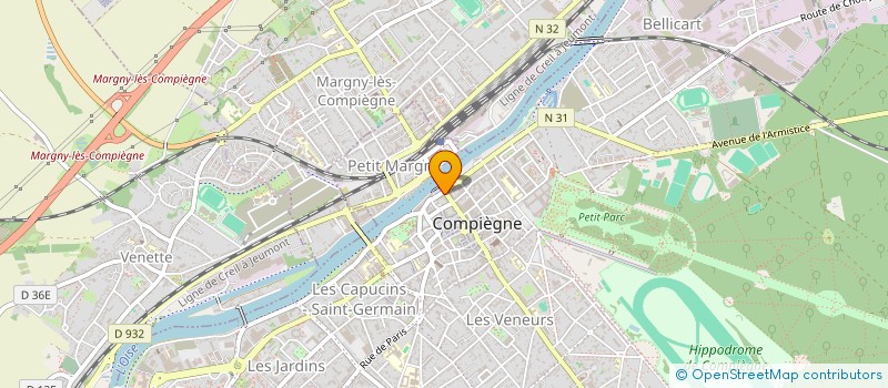 localisation de l'entreprise PHARMA SEL COMPIEGNE  COMPIEGNE