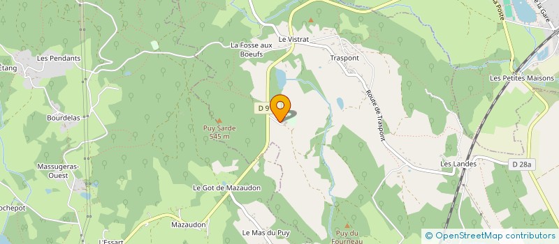 localisation de l'entreprise PHARMABIS  SAINT-LAURENT-LES-EGLISES