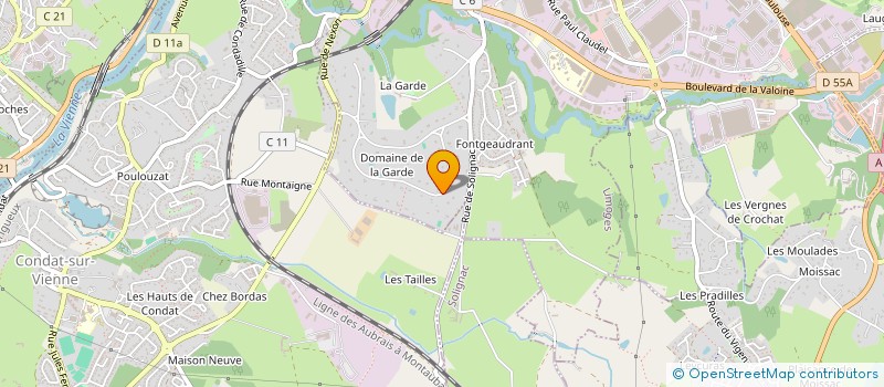localisation de l'entreprise PHARMABOSS à LIMOGES