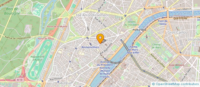 localisation de l'entreprise PHARMACCESS BUSINESS à BOULOGNE-BILLANCOURT