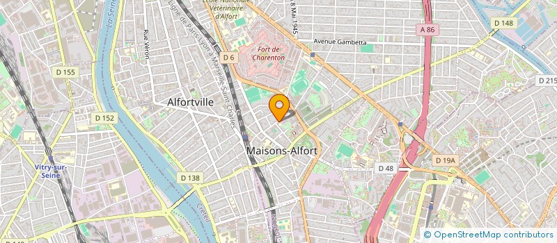 localisation de l'entreprise PHARMACENTER  MAISONS-ALFORT