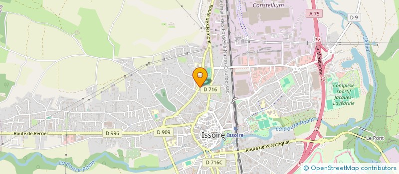 localisation de l'entreprise PHARMACIE 2 G à ISSOIRE