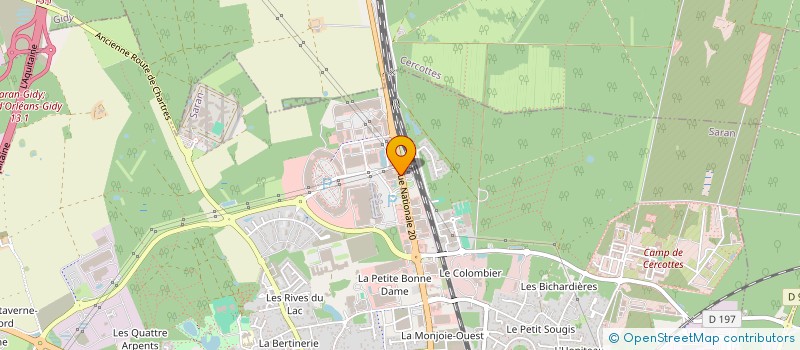 localisation de l'entreprise PHARMACIE 2000 à SARAN