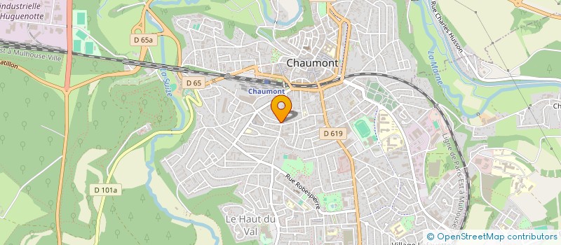 localisation de l'entreprise PHARMACIE 2M à CHAUMONT