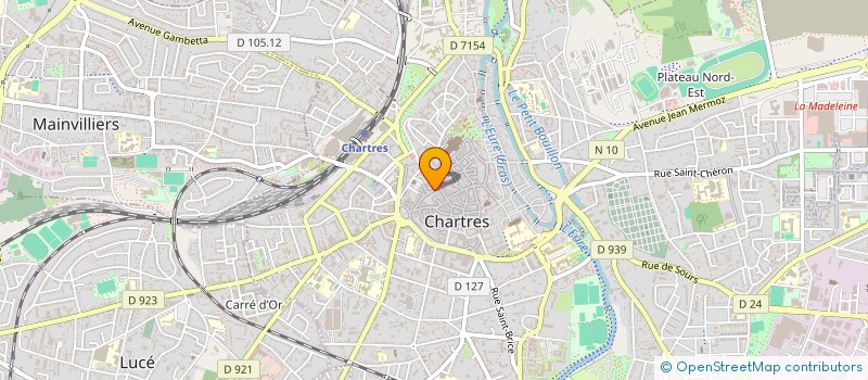 localisation de l'entreprise PHARMACIE ACTI SANTE à CHARTRES