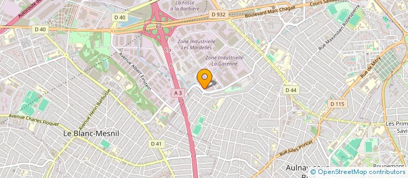 localisation de l'entreprise PHARMACIE AHDANE à AULNAY-SOUS-BOIS