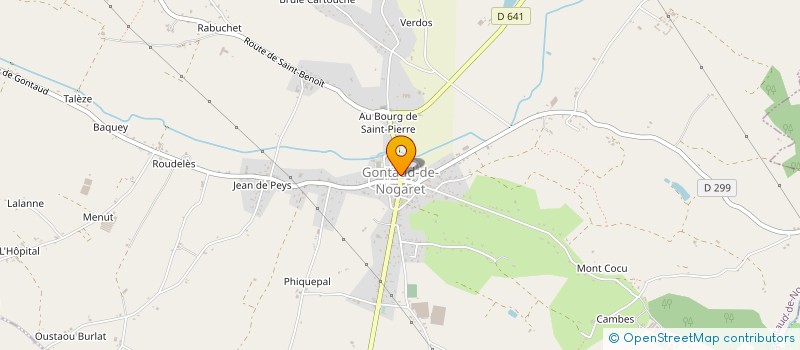 localisation de l'entreprise PHARMACIE AHIER-SERRES  GONTAUD-DE-NOGARET