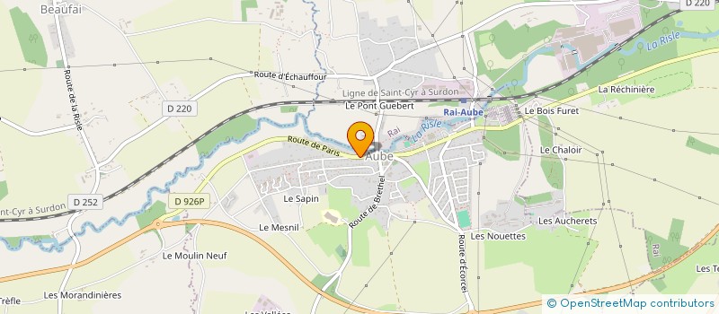 localisation de l'entreprise PHARMACIE ALBINE à AUBE