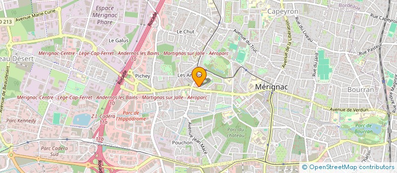 localisation de l'entreprise PHARMACIE ALBO à MERIGNAC