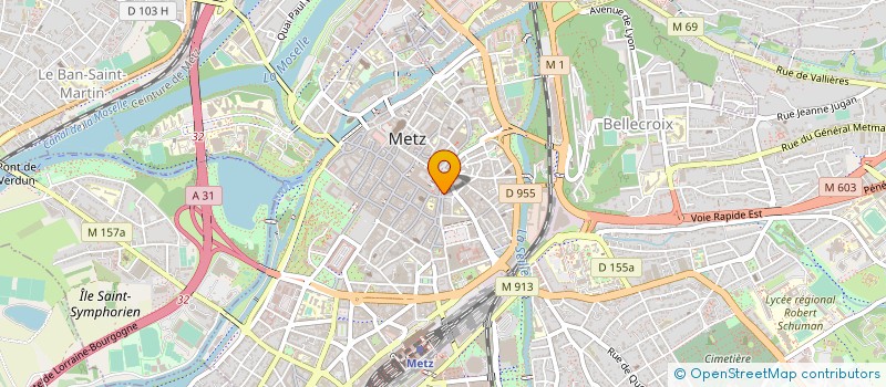 localisation de l'entreprise PHARMACIE ALICE MASIUS  METZ