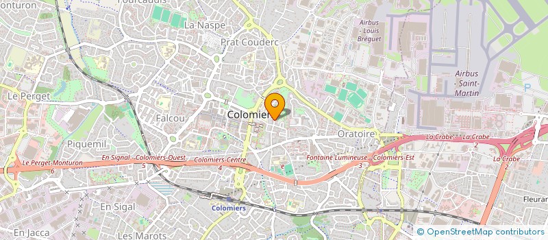 localisation de l'entreprise PHARMACIE ALMUDEVER à COLOMIERS