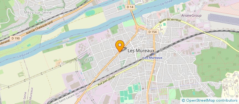 localisation de l'entreprise PHARMACIE AMA KOFFI EURL à LES MUREAUX
