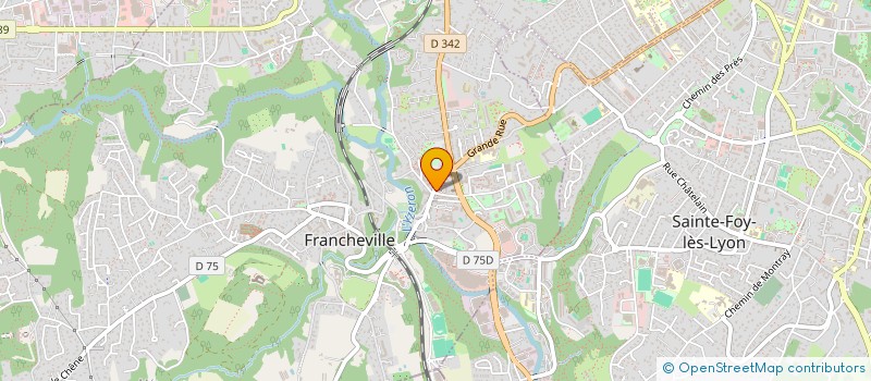 localisation de l'entreprise PHARMACIE AMBIS  FRANCHEVILLE