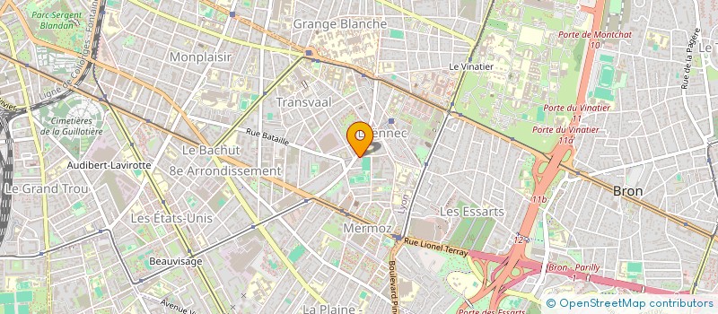 localisation de l'entreprise PHARMACIE AMBROISE PARE  LYON